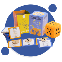 Math for Love Rolly Poly - Action-Packed Number Learning Family Game 